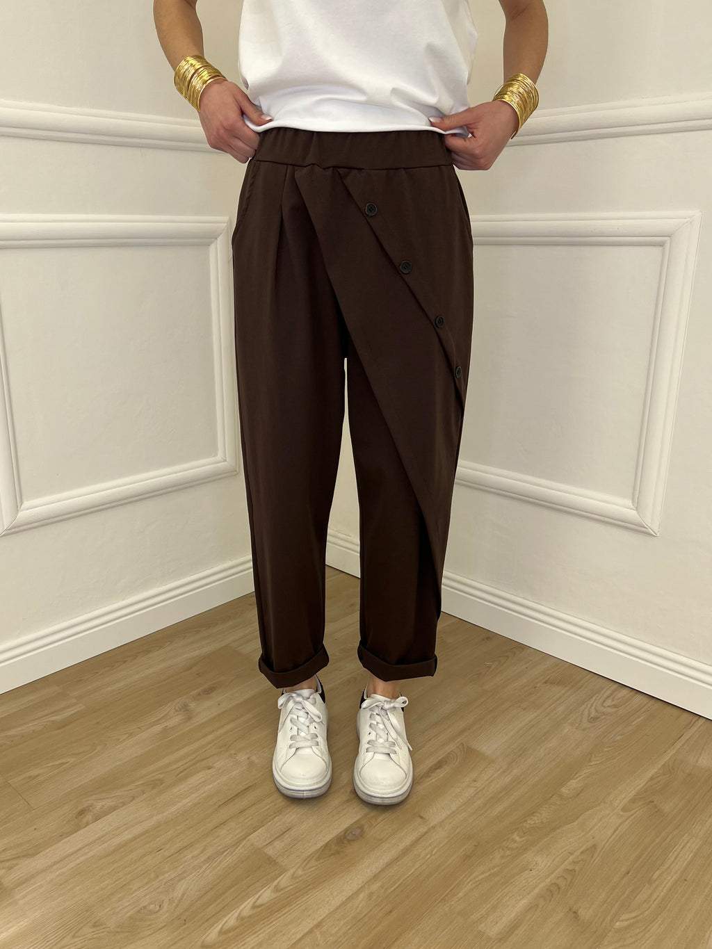 Pantalone Baggy Portafoglio 51256 Moro