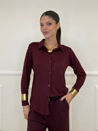 Camicia Jersey 6399 Burgundy