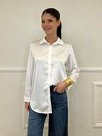 Camicia Satin 1081 Bianco