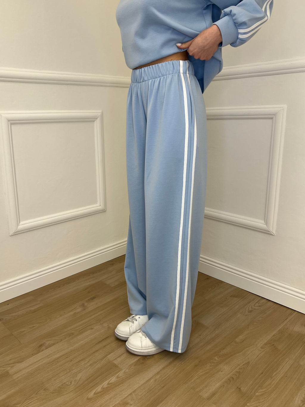 Tuta Bande Girocollo 88426 Azzurro