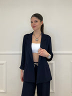 Blazer in Viscosa 27435 Blu