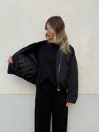 Bomber Interno Trapuntato 6313 Nero