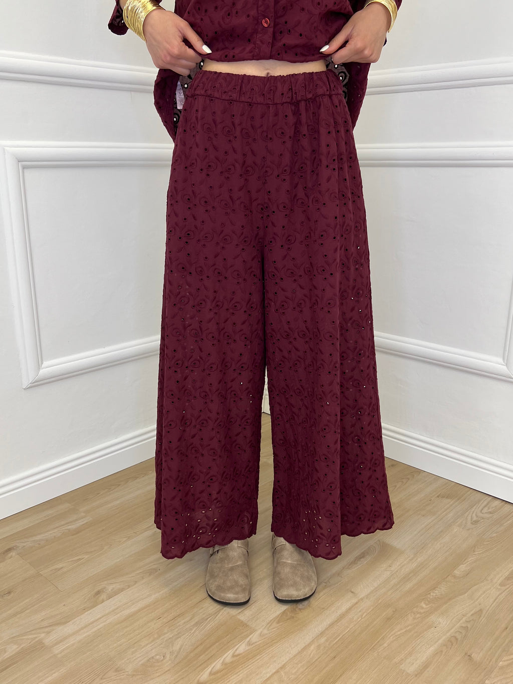 Pantalone Gaucho Sangallo 11379 Burgundy