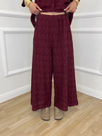 Pantalone Gaucho Sangallo 11379 Burgundy