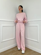 Tuta Bande Girocollo 88426 Rosa