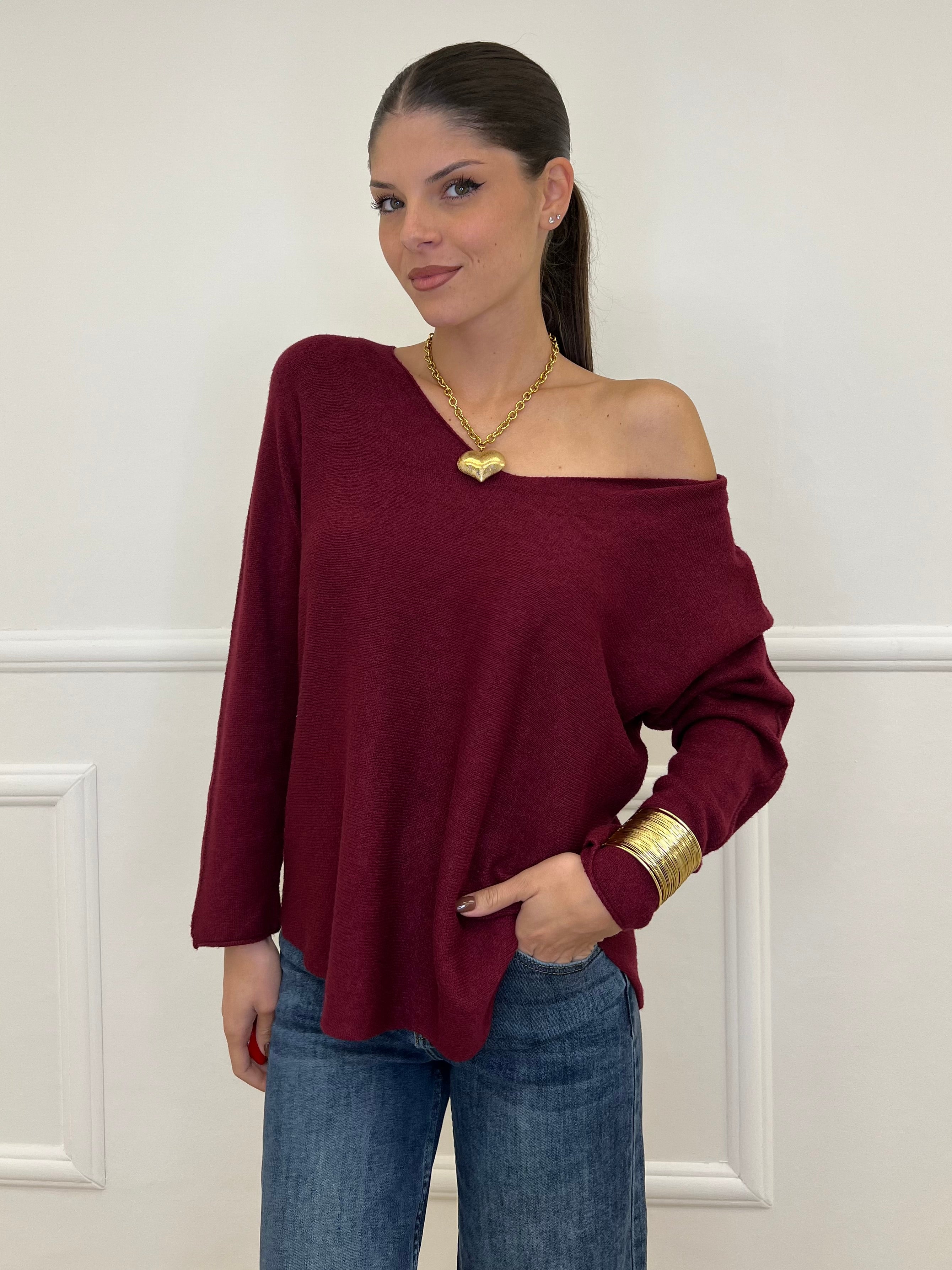 Basic V-Neck Sweater 22325