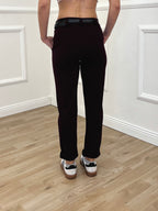 Pantalone a Sigaretta Punto Milano 2893 Burgundy
