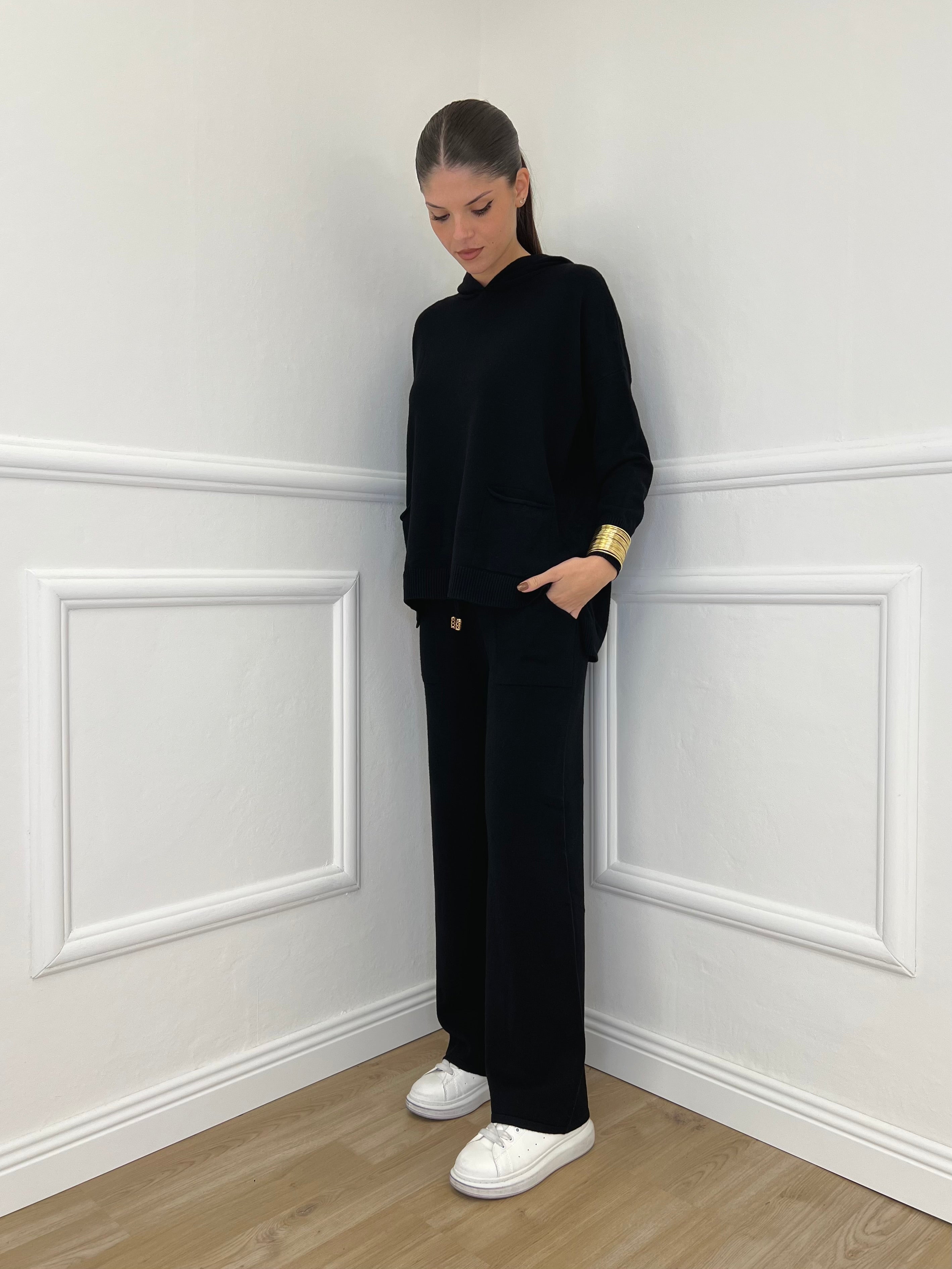 Completo Cappuccio 60592 Nero