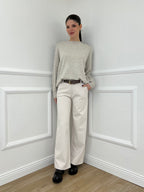 Pantalone Smerigliato 575 Panna