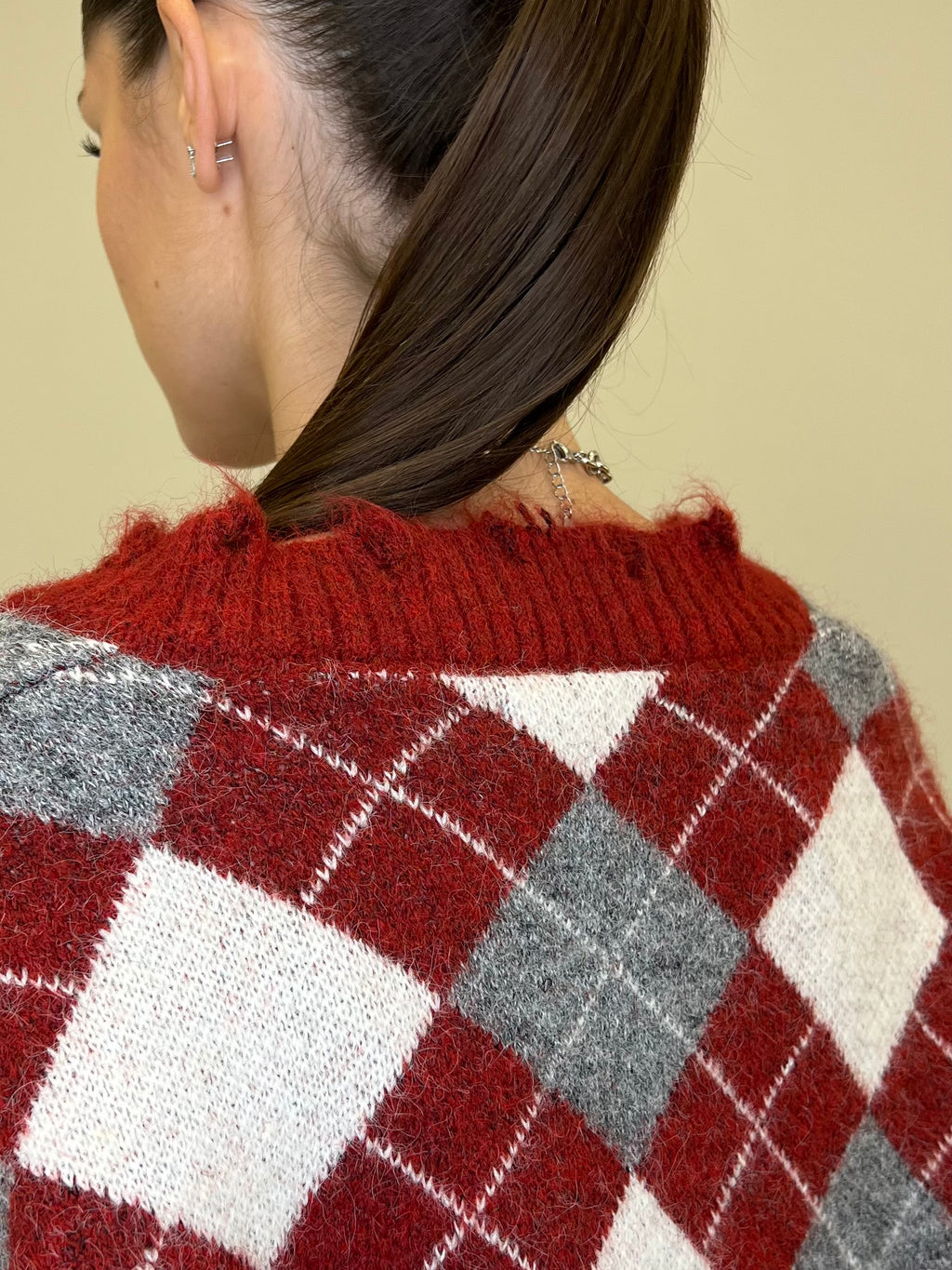 Completo Losanghe 2595 Burgundy