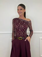 Maglia Microrete Monospalla 11396 Bordeaux