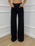 Jeans Strass JK8128 Nero - Bazar Abbigliamento