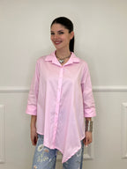 Camicia Asimmetrica 41915 Rosa