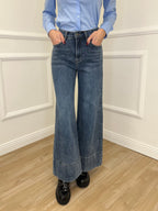 Jeans Wide Leg Orlo P281-1