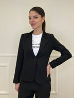 Giacca Corta in Gabardine 1878 Nero