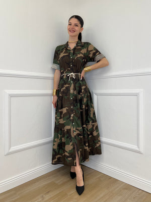 Abito Chemisier Camouflage 32-272