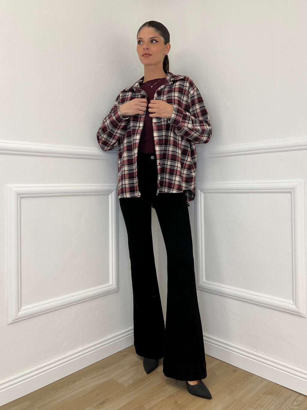 Camicia Madras 25371 Bordeaux