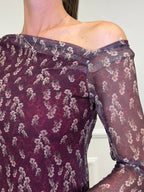 Maglia Microrete Monospalla 11396 Bordeaux