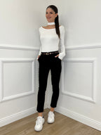 Pantalone Sigaretta 5199 Nero - Bazar Abbigliamento