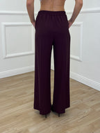 Pantalone Fluido Cady 7270 Burgundy