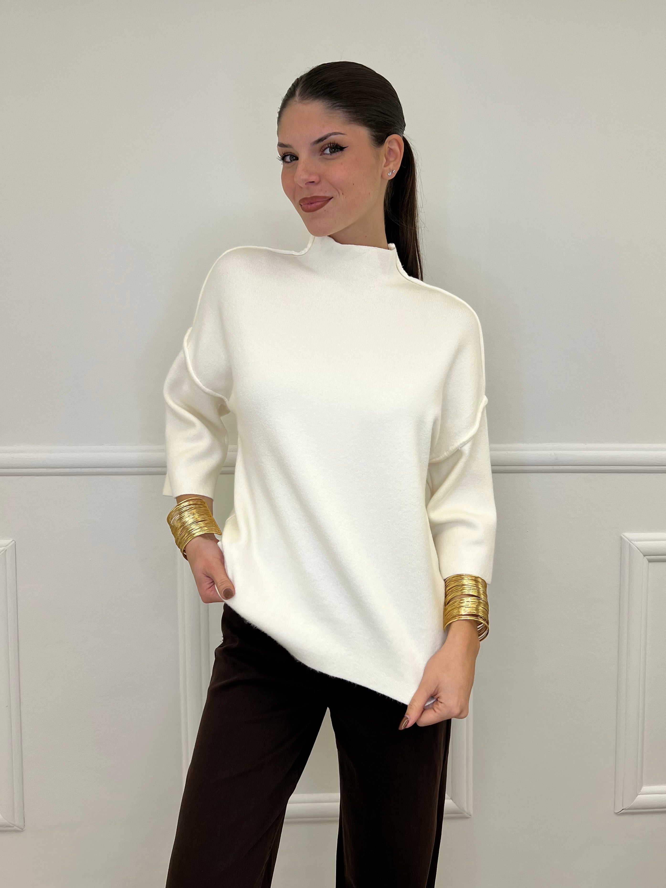 Maglia Profili 8162 Panna