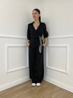 Pantalone Cupro Fusciacca 20527 Nero