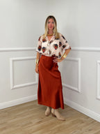 Longuette In Satin 2236 Rame