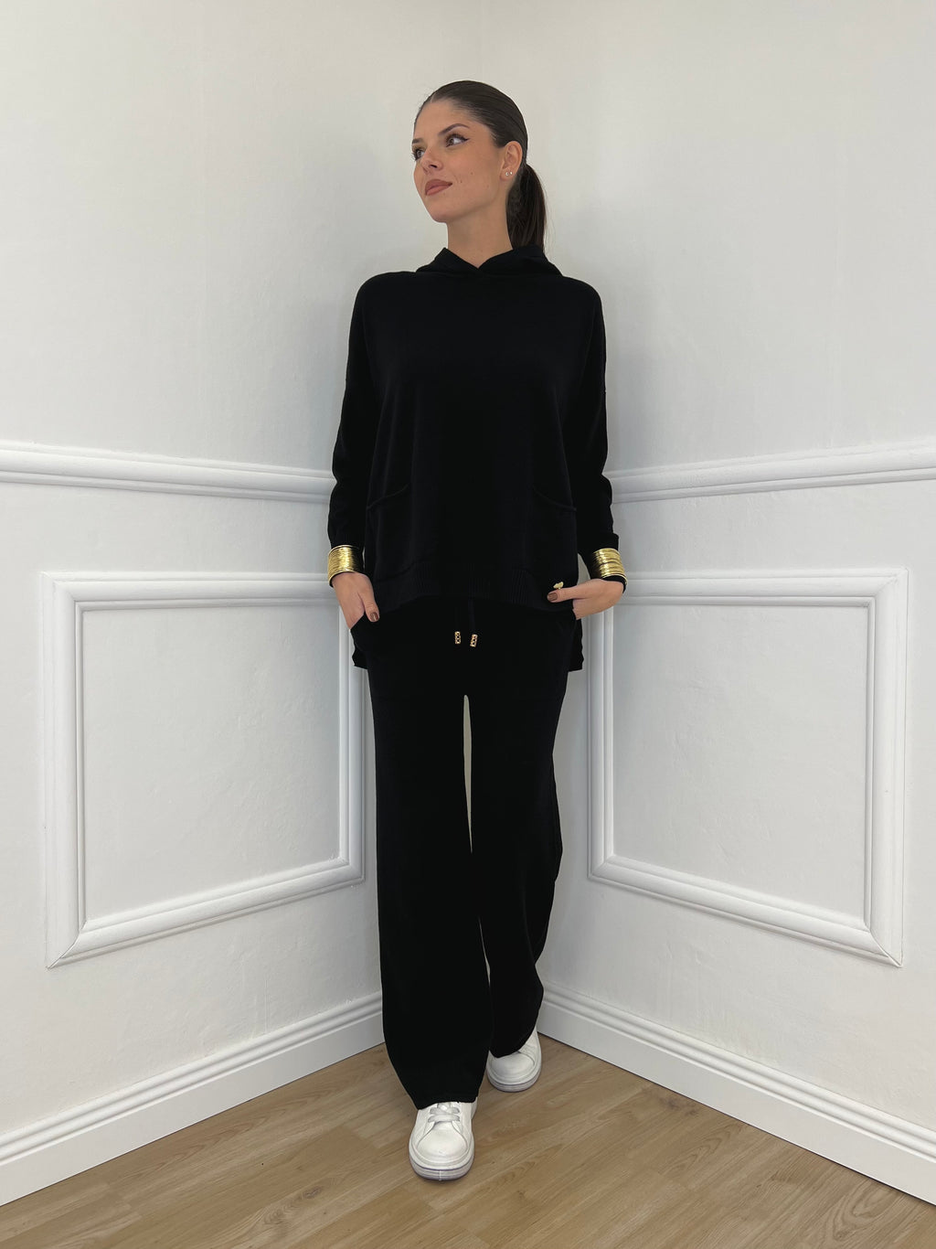 Completo Cappuccio 60592 Nero