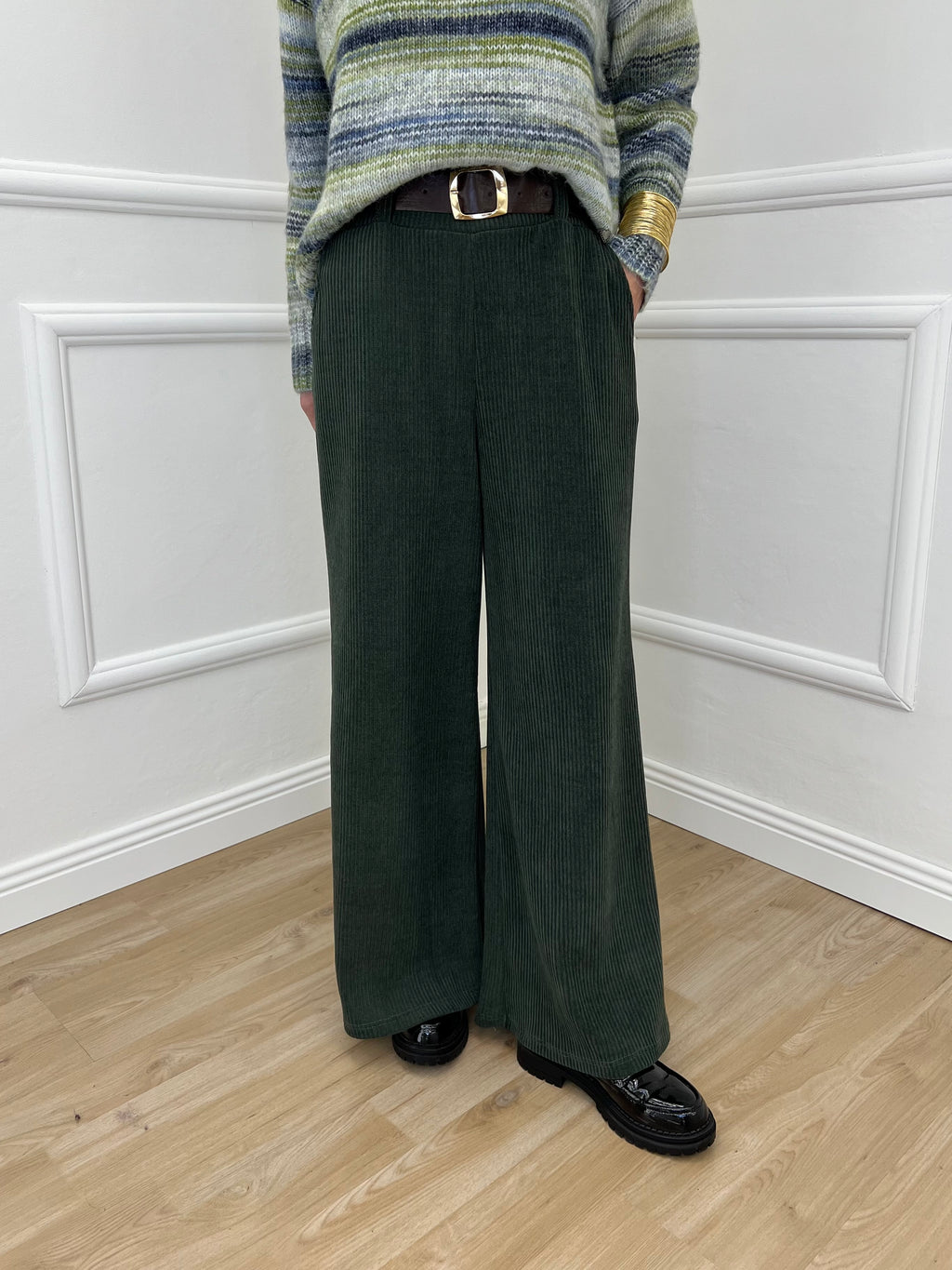 Pantalone Corduroy 6156 Verde