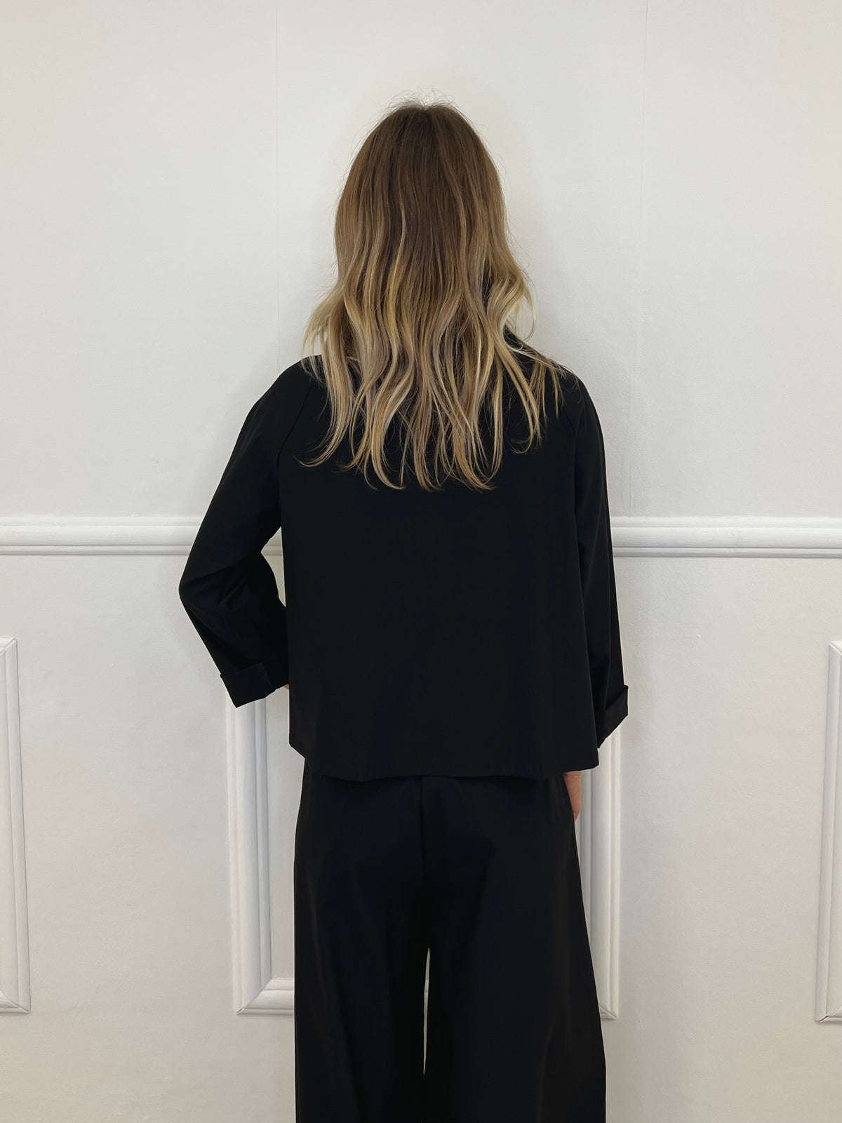 Giacca Diagonale Punto Milano 2661 Nero
