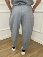 Pantalone Carrot 2527 Grigio Perla - Bazar Abbigliamento