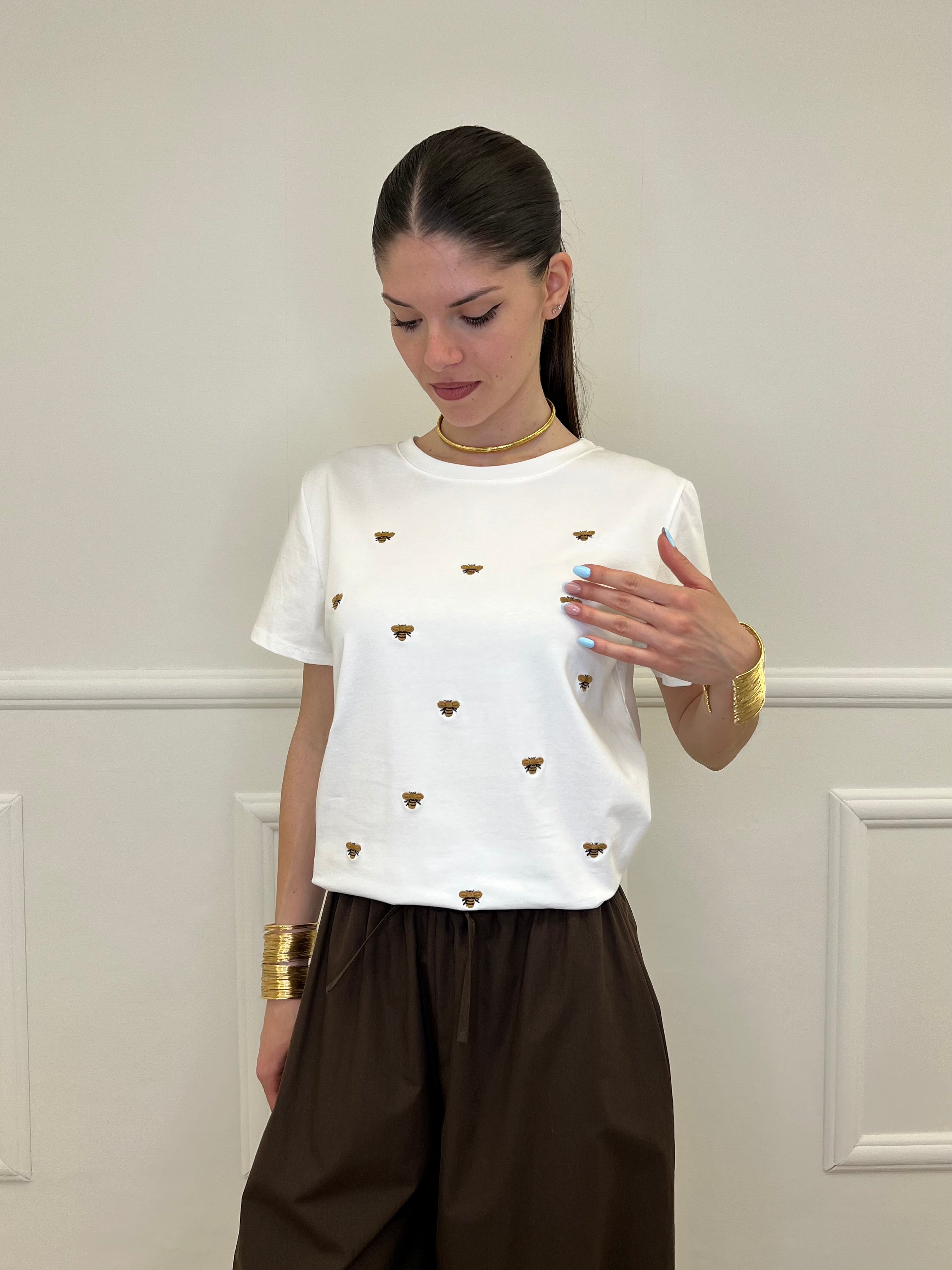 T-shirt Ricami Bee 82217