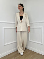 Blazer in Viscosa 27435 Ecru