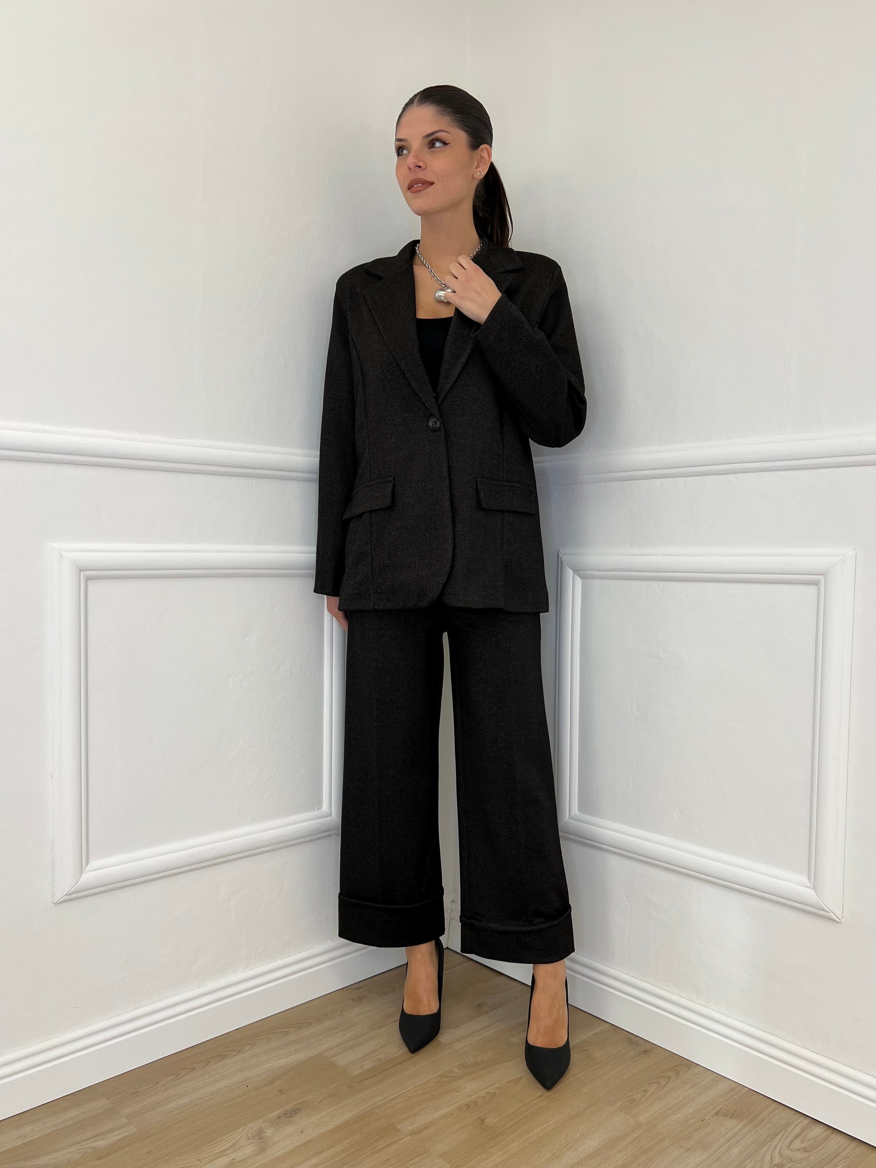 Giacca Twill Bicolor L5181 Moro