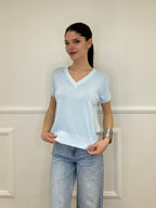 Maglia in Viscosa Scollo V 6269