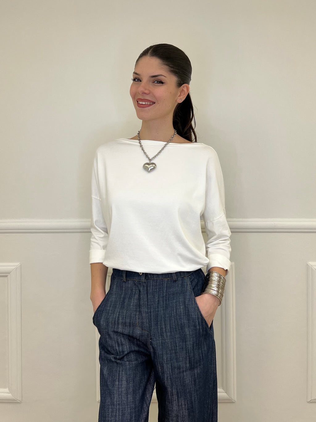 Maglia Scollo a Barchetta 2158