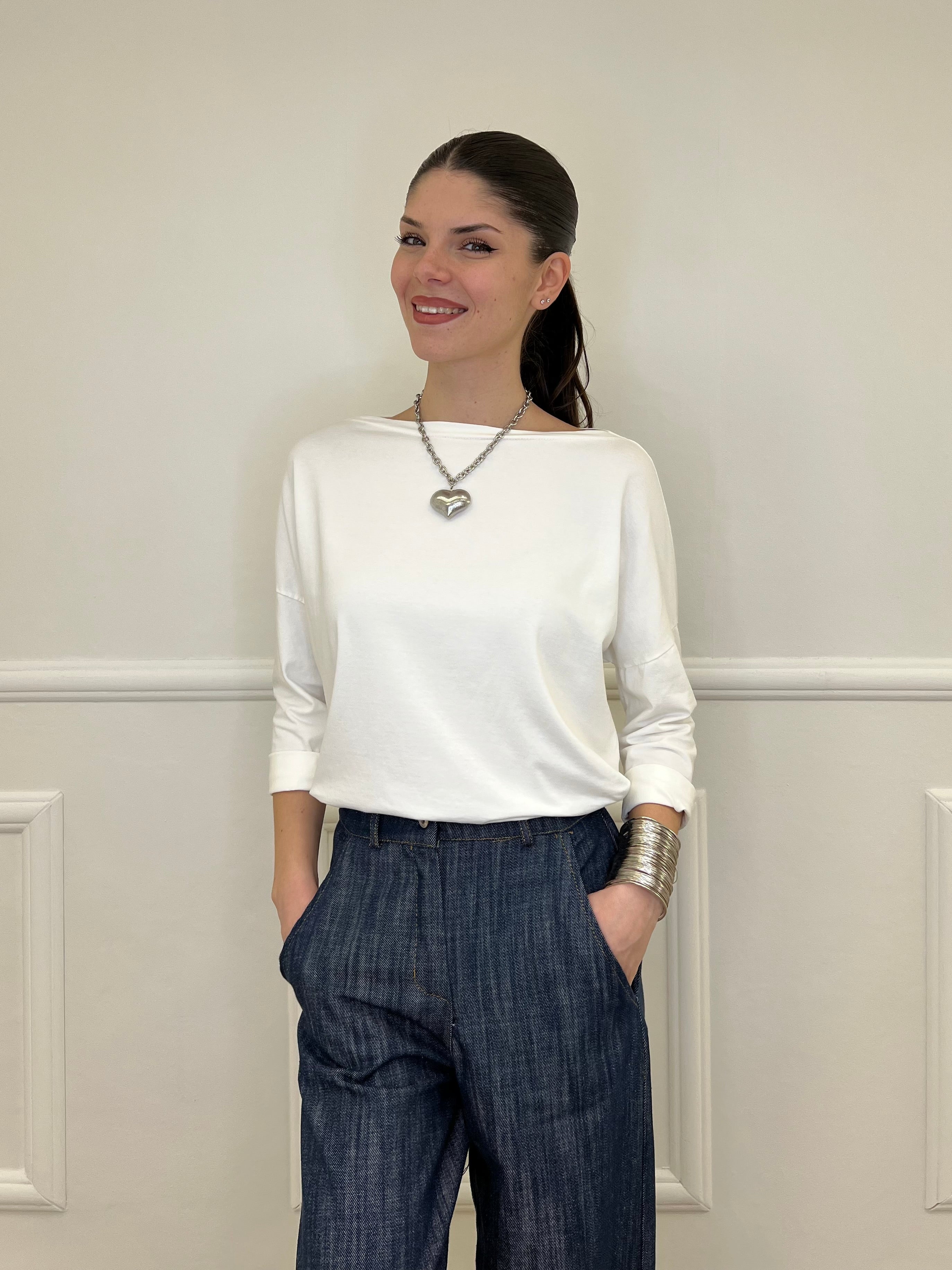 Maglia Scollo a Barchetta 2158